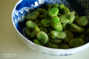 そら豆のゆで方｜フライパンで2分弱、さっと「蒸しゆで」〔初夏のおつまみ〕