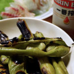 焼きそら豆の研究｜グリルで高温調理、強火を恐れるな！〔初夏の味を楽しむ〕